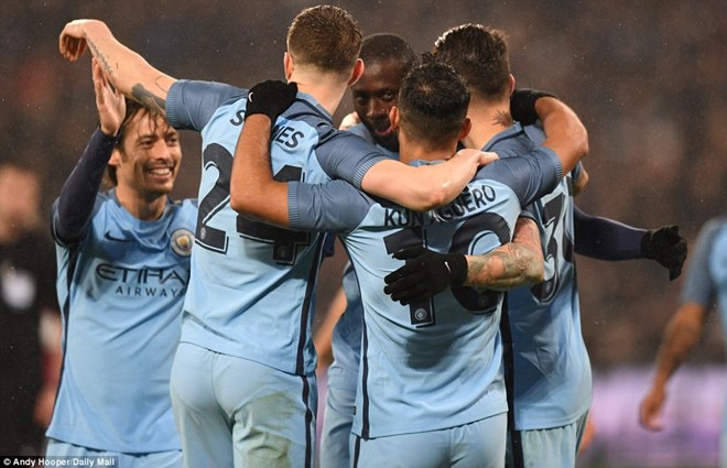 Man City giành chiến thắng hủy diệt.