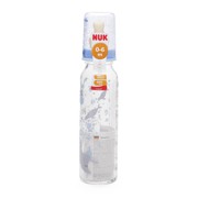 Bình sữa thủy tinh 230ml cao su