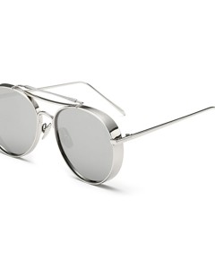 Kính mắt Mirrored unisex gọng tròn Forza