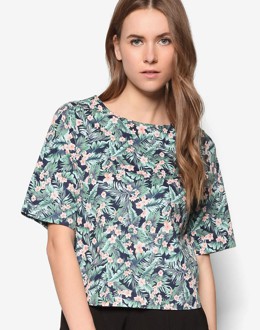 Áo Kiểu Kimono In Họa Tiết