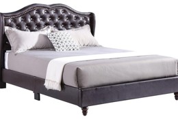 Passion Furniture Bedroom Joy Jewel Queen Panel Bed