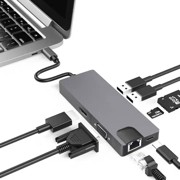 Type C 8 In 1 转换器