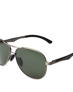 Q&J polarized វ៉ែនតាបុរស Aviator frame ជាមួយនឹង 9 ស្រទាប់នៃតម្រង