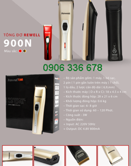 TÔNG ĐƠ CẮT TÓC REWELL 900N