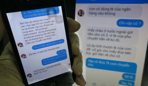Nguy cơ lừa đảo Facebook, tài khoản ngân hàng