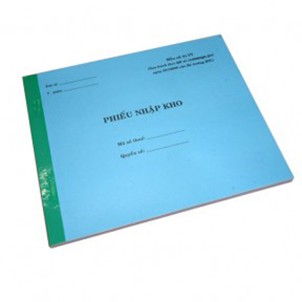Phiếu nhập kho 2 liên dầy A5