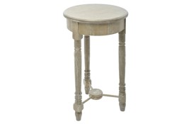 Bàn bên tròn mặt gỗ