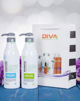 DẦU GỘI XẢ DƯỠNG ẨM SIÊU MƯỢT DIVA TRẮNG 500ML