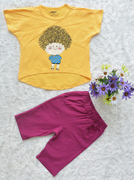 Đồ Bộ Bé Gái Búp Bê Trắng Nhí