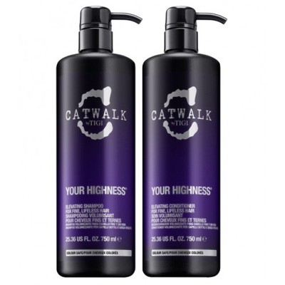 GỘI XẢ TĂNG ĐỘ PHỒNG TIGI CATWALK YOUR HIGHNESS 750ML
