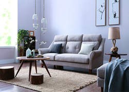 Sofa Flex 6070-52A, 3 chỗ kèm đôn 