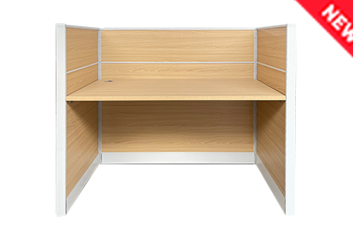 'Work Desk with Stand Partition 50mmthk