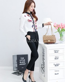 Q14 Quần tây nữ ống “côn”