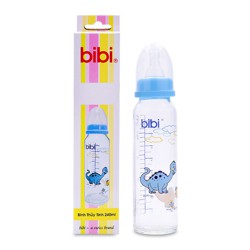 Bình sữa thủy tinh Bibi 240ml