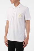 Fitted Polo Shirt With Patch