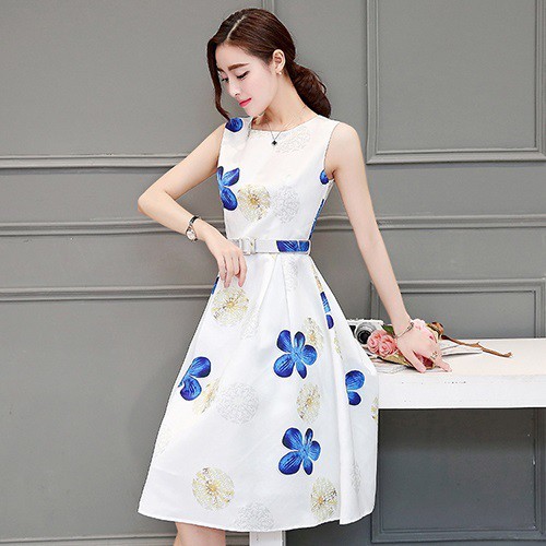 Đầm Hoa Duyên Dáng