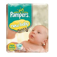 Pampers ក្រណាត់កន្ទបទារកទើបនឹងកើត ទម្ងន់ក្រោម 5 គីឡូក្រាម 24 ដុំ
