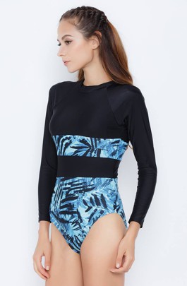 Đồ Bơi 1 Mảnh Tay Dài Interlace Swimsuit