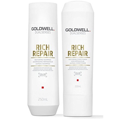  GỘI XẢ GOLDWELL RICH REPAIR CHỮA TRỊ TÓC HƯ TỔN 250ML 