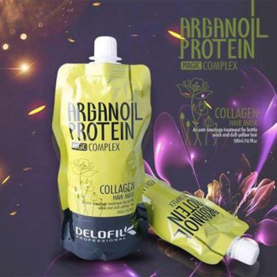 KEM Ủ TÓC COLLAGEN DELOFIL ARGAN OIL PROTEIN 500ML