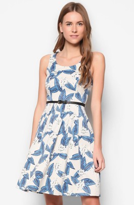 Đầm Xòe Họa Tiết Hoa