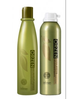BỘ DẦU GỘI BỘT ĐẶC TRỊ GÀU VẢY NẾN ORZEN OBSIDIAN 320ML+220ML