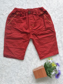 Quần kaki Bé Trai màu đỏ đô