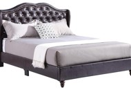 Passion Furniture Bedroom Joy Jewel Queen Panel Bed