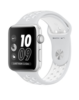 Apple Watch Nike+ 42mm Series 2 - Silver, Pure Platinum/White Nike Sport Band