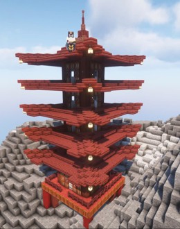 Japanese styled Pagoda Home