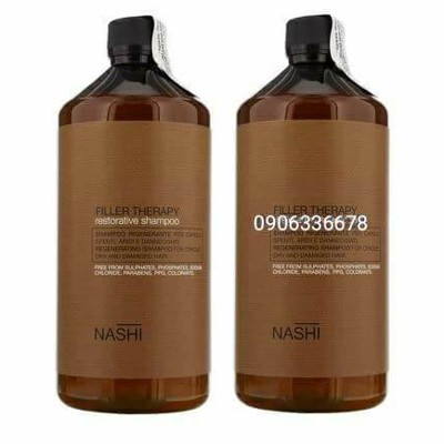  DẦU GỘI XẢ NASHI DÀNH CHO TÓC KHÔ VÀ HƯ TỔN 1000ML
