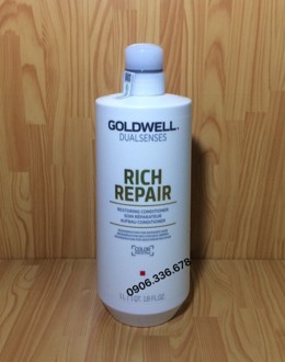 DẦU XẢ GOLDWELL RICH DUALSENSE PHỤC HỒI TÓC SIÊU MƯỢT 1000ML 