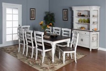 5 Piece Dining Set - Bourbon Two-Tone French Country