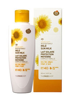 NATURAL SUN ECO BODY & FAMILY MILD SUN MILK – THEFACESHOP