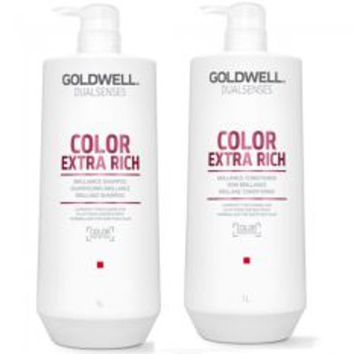 DẦU GỘI XẢ TÓC NHUỘM GOLDWELL COLOUR 1000ML X 2