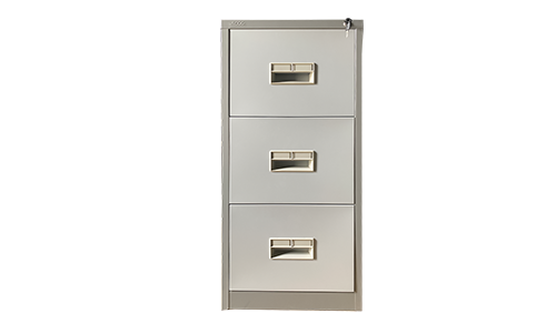 THREE DRAWERS FILING CABINET PLASTIC HANDLE