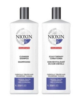 DẦU GỘI  XẢ NIOXIN CHỐNG RỤNG TÓC ( HỆ THỐNG 6) 1000ML X 2