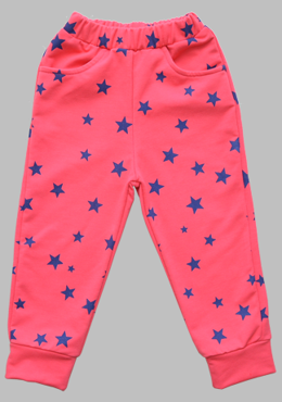 Quần Dài In Ngôi Sao Hồng Dâu