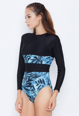 Đồ Bơi 1 Mảnh Tay Dài Interlace Swimsuit