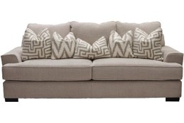 Oatmeal Casual Contemporary Sofa - Renegade