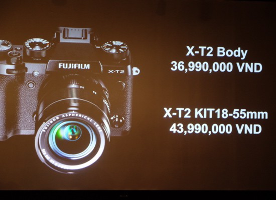 Fujifilm ra mắt máy ảnh X-T2 tại Việt Nam, giá từ 36,9 triệu đồng