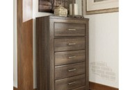 Fairfax Driftwood Rustic Modern 5-Drawer Chest of Drawers