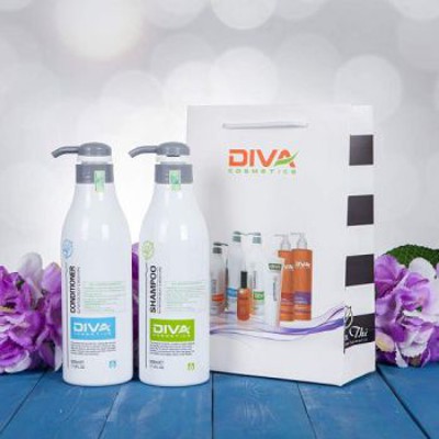 DẦU GỘI XẢ DƯỠNG ẨM SIÊU MƯỢT DIVA TRẮNG 500ML