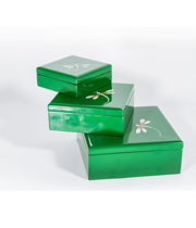 Bộ 3 hộp Chuồn chuồn sơn mài