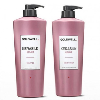 GỘI XẢ BẢO VỆ MÀU NHUỘM GOLDWELL KERASILK 1000ML 