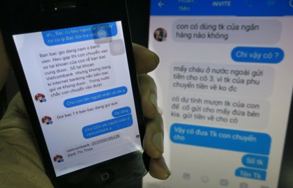 Nguy cơ lừa đảo Facebook, tài khoản ngân hàng