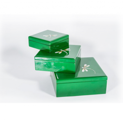 Bộ 3 hộp Chuồn chuồn sơn mài