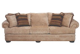 Tan Casual Traditional Sofa - Adair