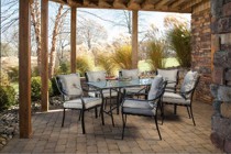Hanover Outdoor Lavallette 7 Piece Dining Set