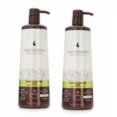 GỘI XẢ TẠO PHỒNG MACADAMIA WEIGHTLESS MOISTURE 1000ML